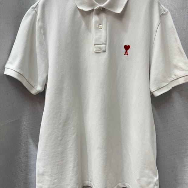 아미 로고자수 반팔 셔츠 M(남여공용)