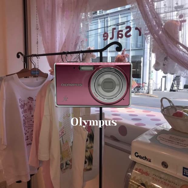 올림푸스 뮤 fe-4020 핑크 빈티지디카 디지털카메라