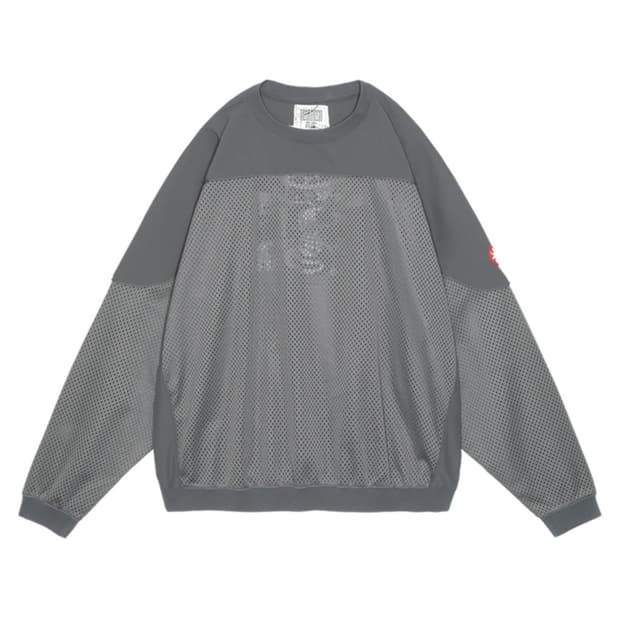 카브엠트 메쉬 크루넥 그레이 L