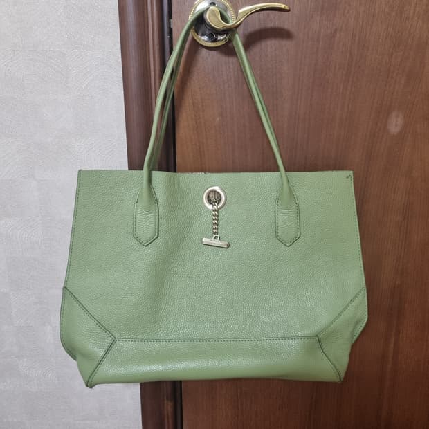 바키아 botkier 그린 레더 숄더백