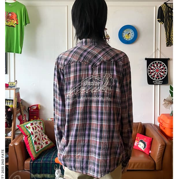 Indian Motorcycle Stitch Western Shirt