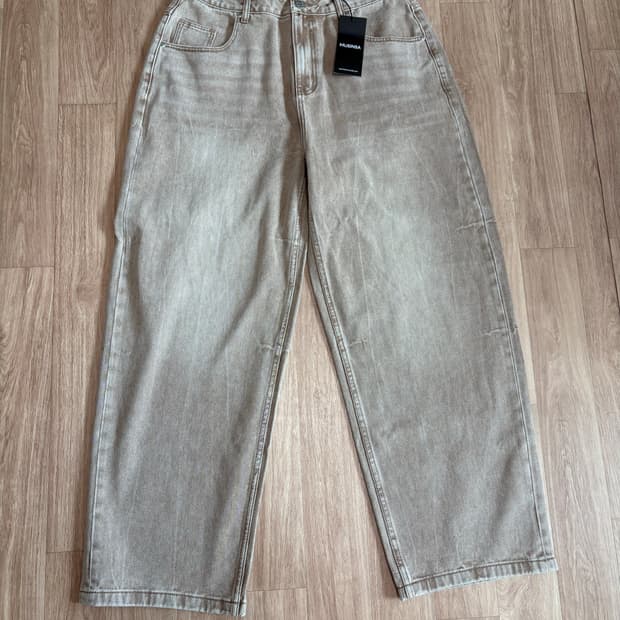 [무신사 도쿄 팝업 택] 와키윌리 와이드 워싱 데님 L