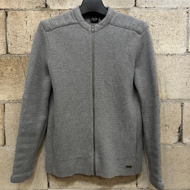 아르마니 익스체인지 니트 자켓