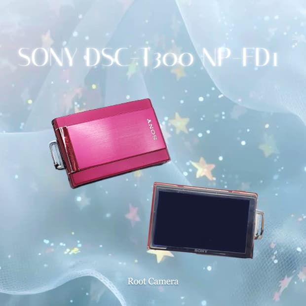 소니 DSC-T300 메탈릭 레드❤️+ 전용케이스 디카 빈티지디카