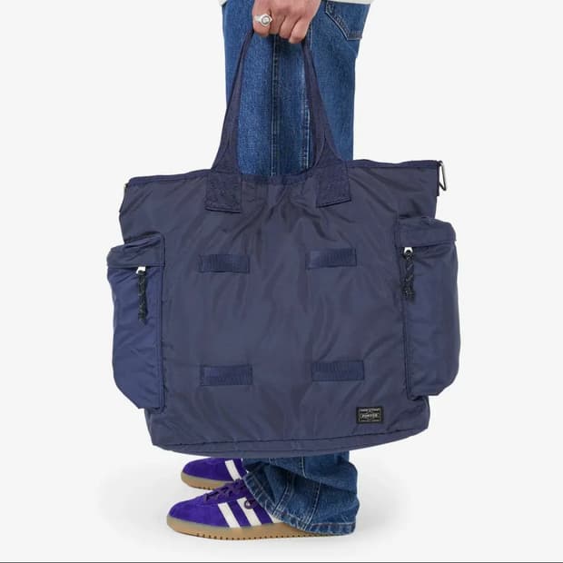 요시다 포터 포스 Force 2way 나일론 토트백 네이비