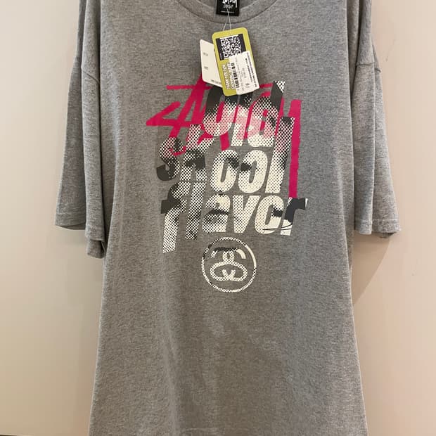 2000s Stussy Old Skool T Shirt Size L