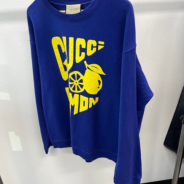 110) 구찌 레몬 맨투맨 