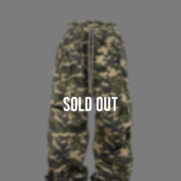 wapworks w059 세이프티 카고 팬츠 카모