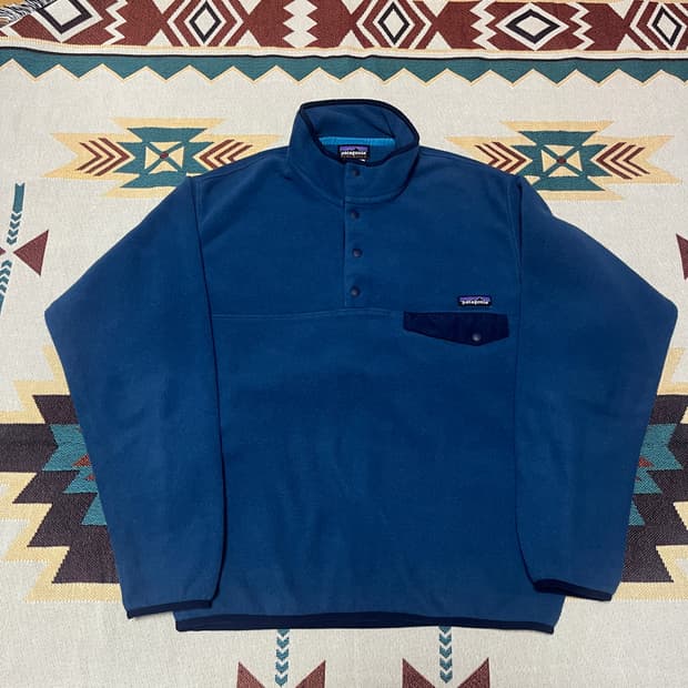 파타고니아 신칠라 스냅티 m 블루