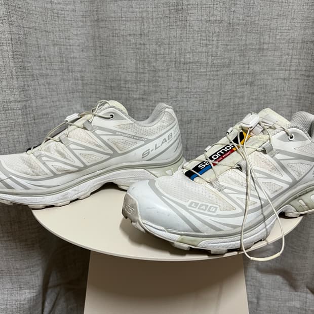 살로몬 XT-6 고어텍스 화이트