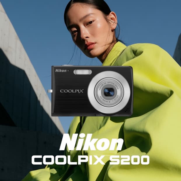 니콘 쿨픽스 S200 NIKON COOLPIX S200 빈티지 디카