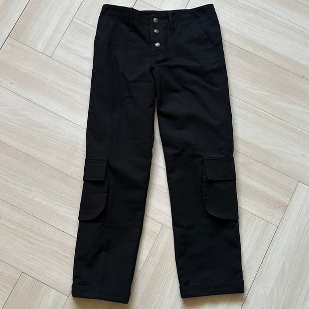 [HIYOKU] side pocket cargo pants