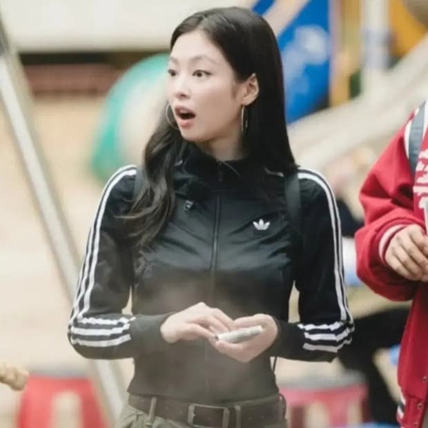 (90)S ☆우주매물☆ 아디다스 ♡제니♡ 파이어버드 [검흰] 트랙탑져지