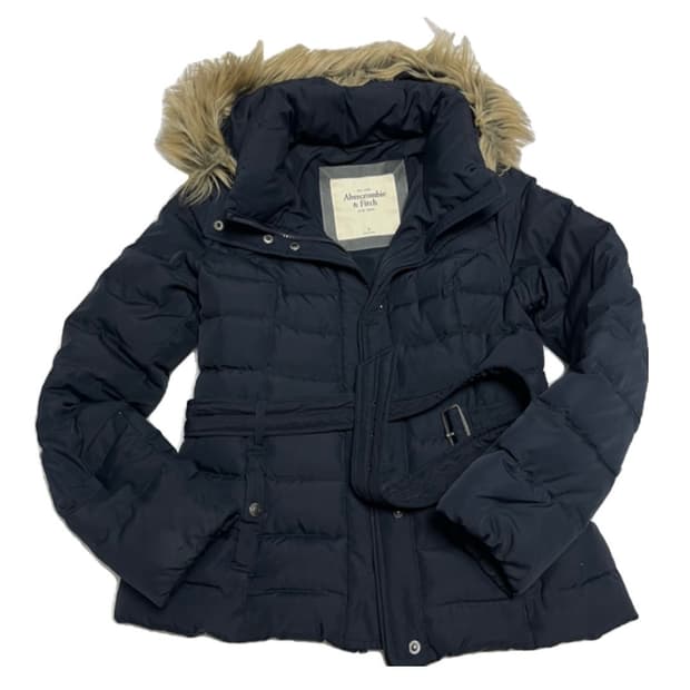 아베크롬비 울프죠 패딩 네이비