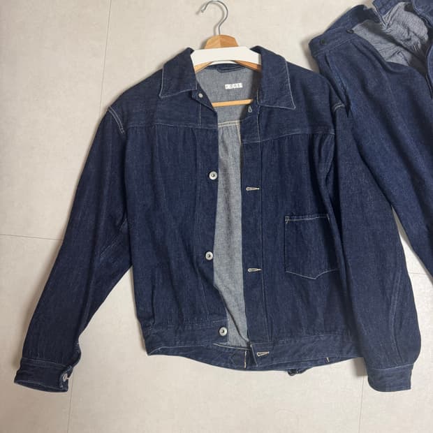 코모리 데님 셋업