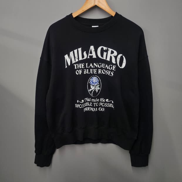 프렌다 MILAGO 크루넥 맨투맨 블랙