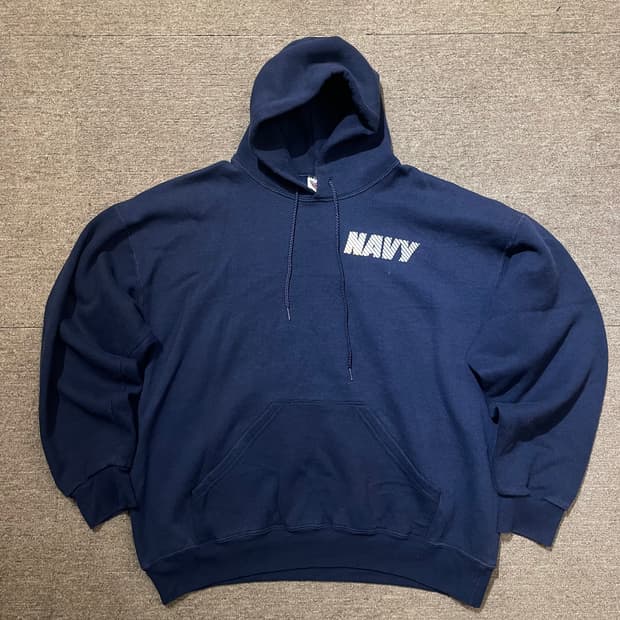(XL) USA Soffe NAVY 밀리터리 미해군 후드티