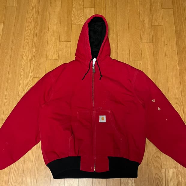 [XL] 90s 빈티지 칼하트 JQ1000 액티브 자켓 레드