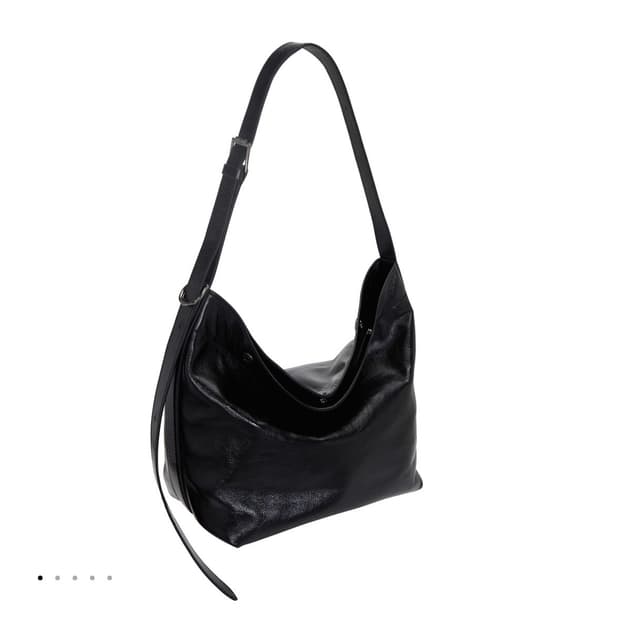 분크 퍼펙 버튼 업 소프트 호보 스몰 블랙