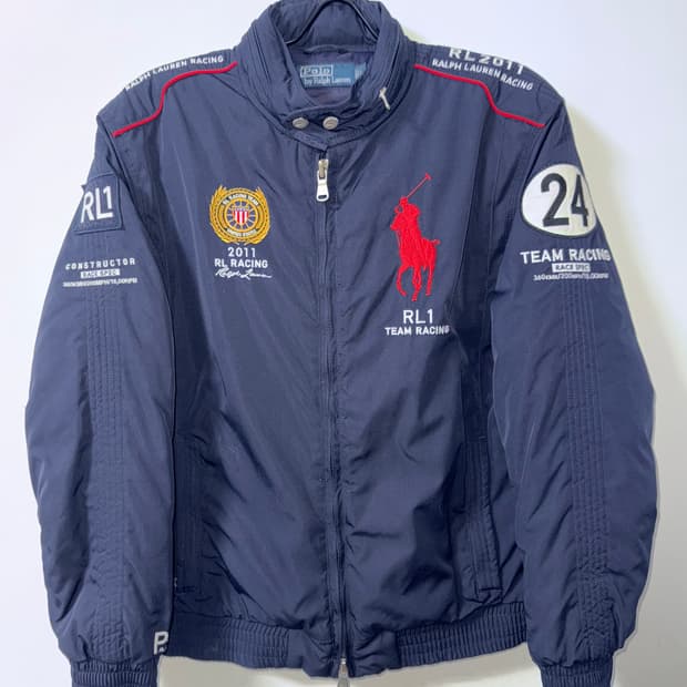 폴로 랄프로렌 RL 레이싱 자켓 네이비