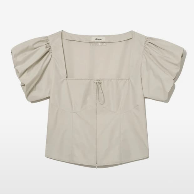 글로니 detroit puff top (샌드베이지 m)