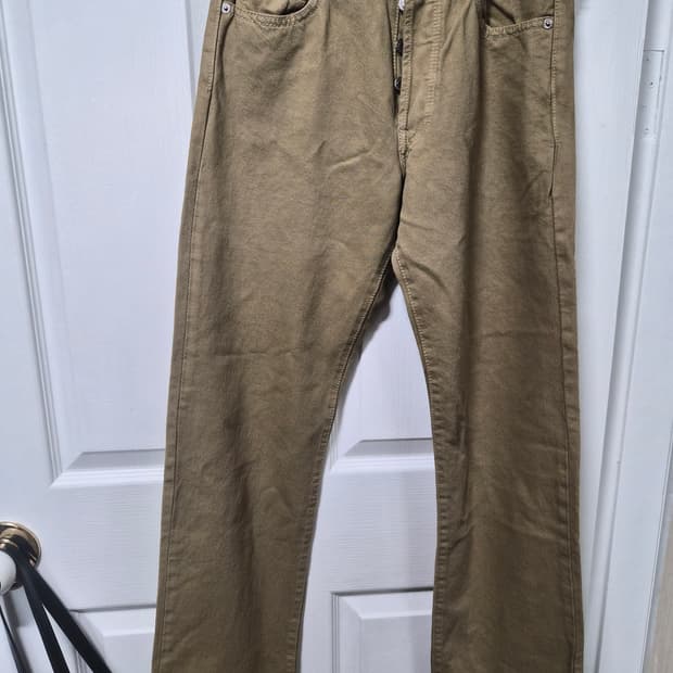 리바이스 501 베이지 청바지