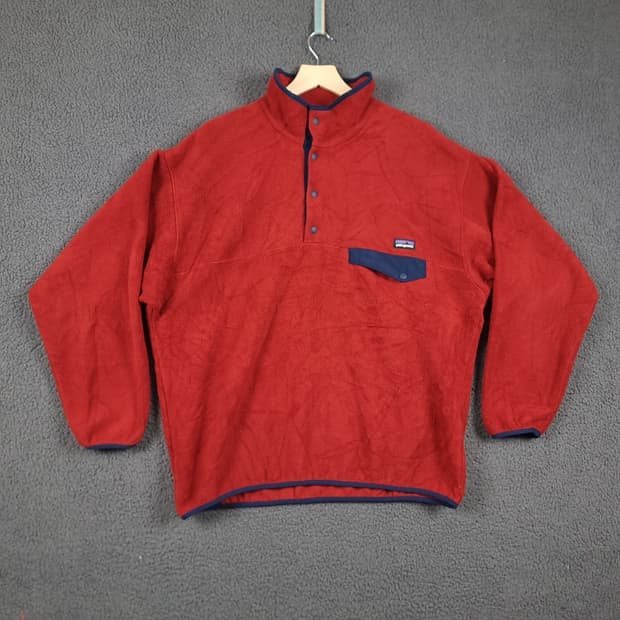 13FW 파타고니아 신칠라 스냅-T 레드/네이비