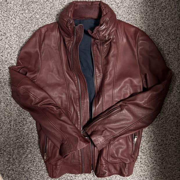 솔리드옴므 양가죽자켓 100