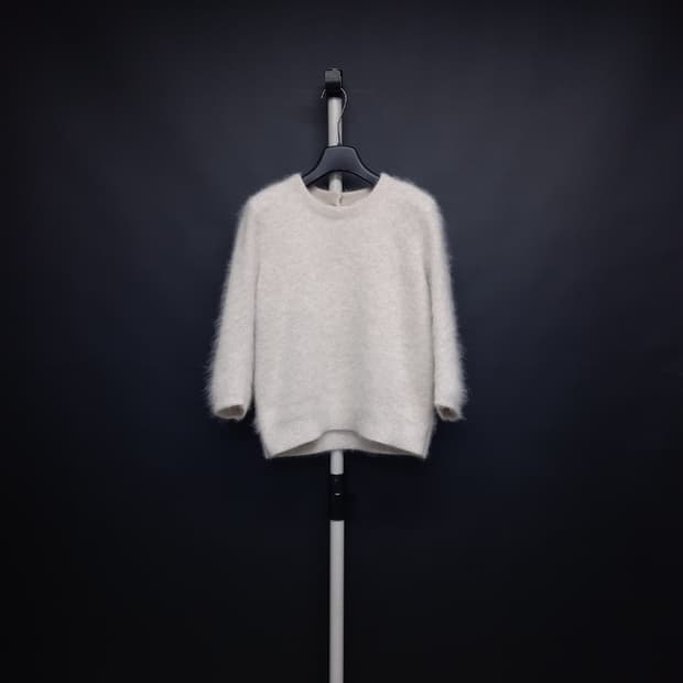 마인 MINE 춘추동 앙고라 니트 숏 블라우스 F 33-66