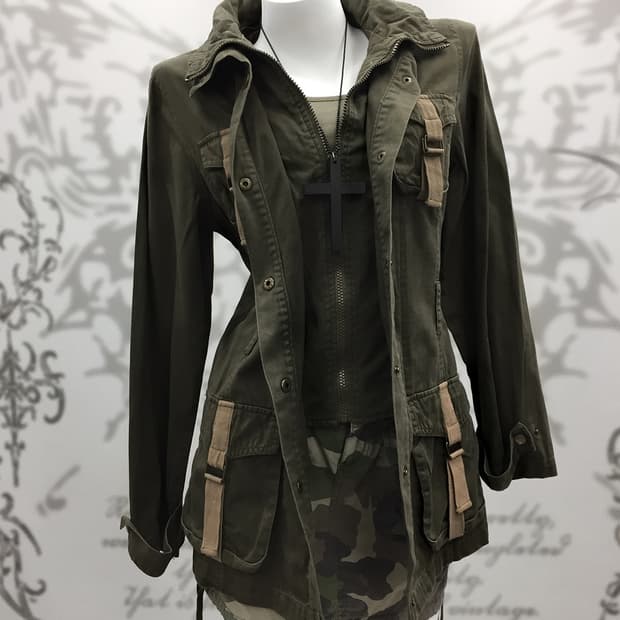 Grunge double zip jacket