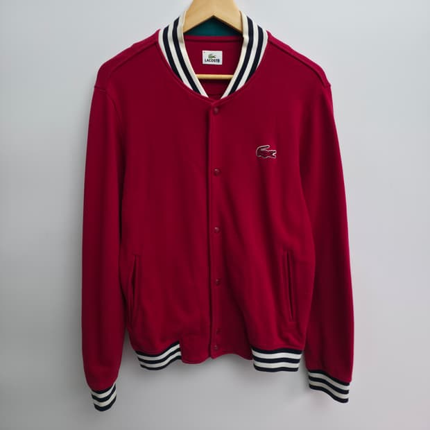 [L] 라코스테 레드 바시티 자켓