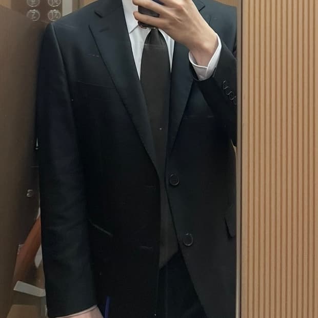 로가디스 이태리 까노니코 블랙 정장 46-80