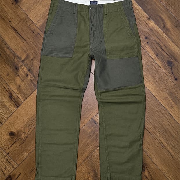 리바이스 화이트탭 컬러블록 퍼티그팬츠