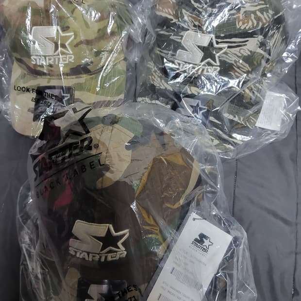 [새제품] 스타터 카모 볼캡 3종