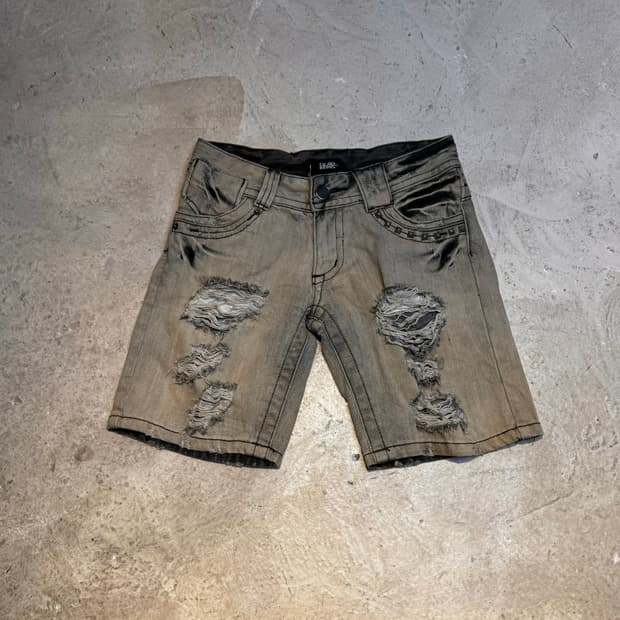 GLAD NEWS 스터드 5부 팬츠