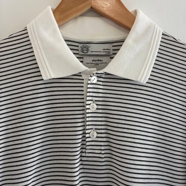 Visvim  striped polo shirt 