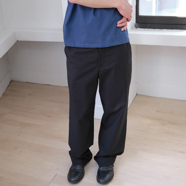 하프시코트 코튼 팬츠