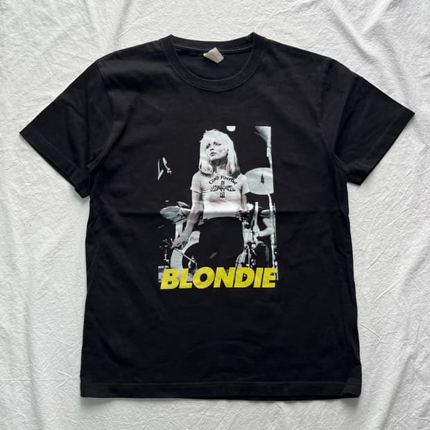 [M] Blondie 블론디 밴드 빈티지 락 반팔 티셔츠