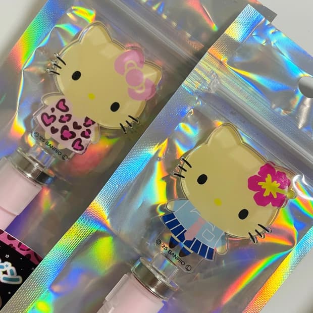 헬로키티 라이트 볼펜 스쿨