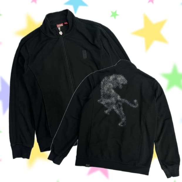 재팬 오니츠카타이거 자수 집업 아우터 스트릿 보헤미안 일본빈티지