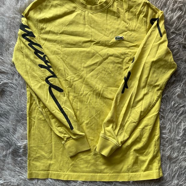 라코스테 옐로우 긴팔 티셔츠 남녀공용