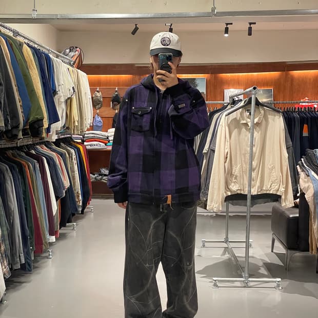 빈티지 울 셔츠 자켓  