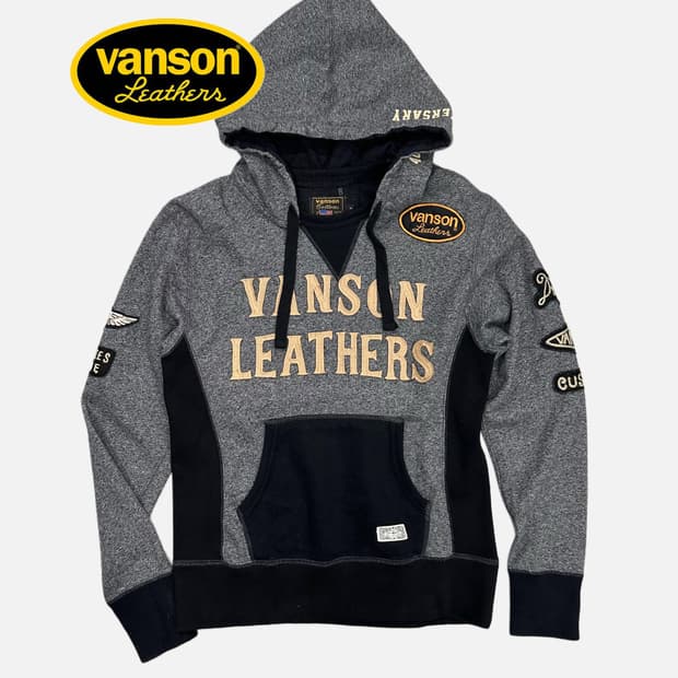 VANSON 40th anniversary logo hood t