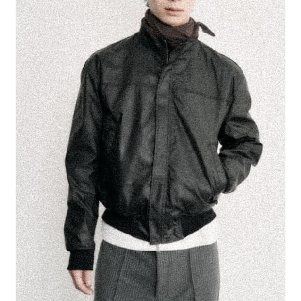 구매) Lundy 런디 어반 크롭 왁스 자켓 블랙 2사이즈