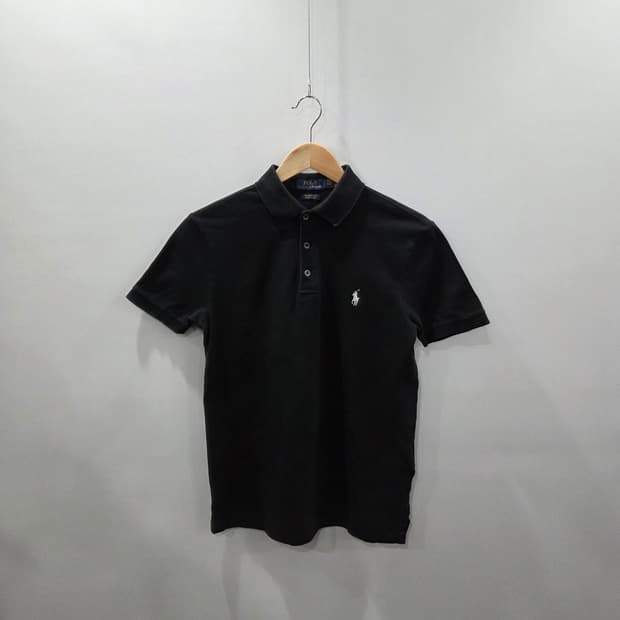 폴로랄프로렌 피케 카라 반팔티 블랙 S