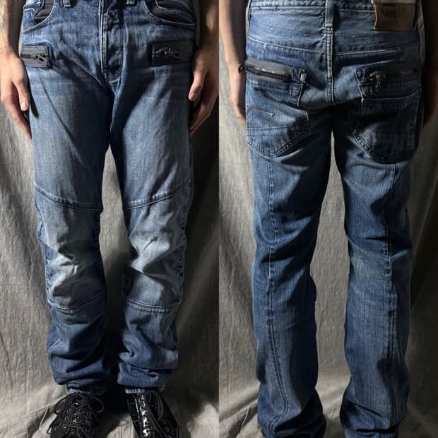 G Star Raw 지퍼 데님팬츠 