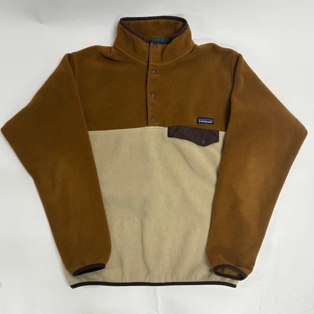 빈티지 파타고니아 신칠라 스냅티 멘즈M 브라운