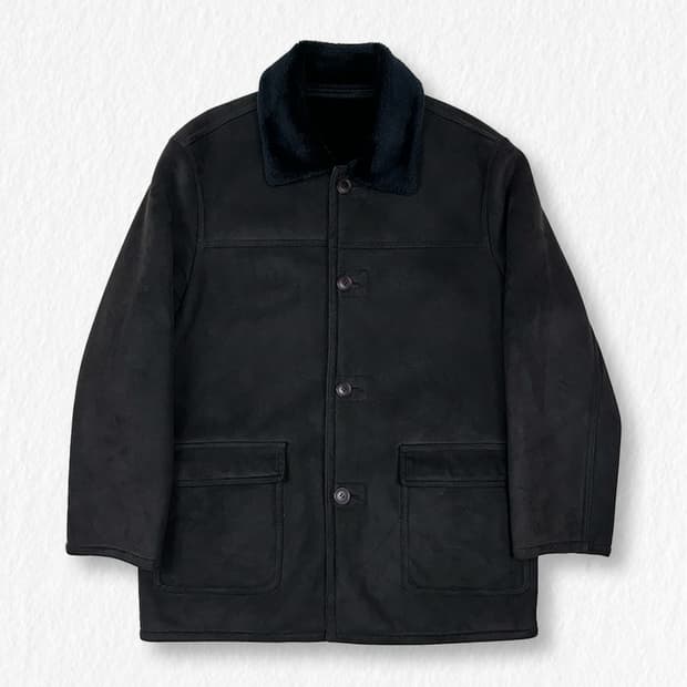 캐리어 쉬리 무스탕 롱 자켓