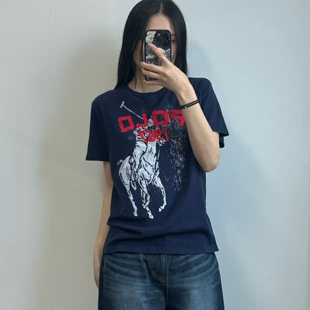 폴로 랄프로렌 빅포니 네이비 반팔 티셔츠 