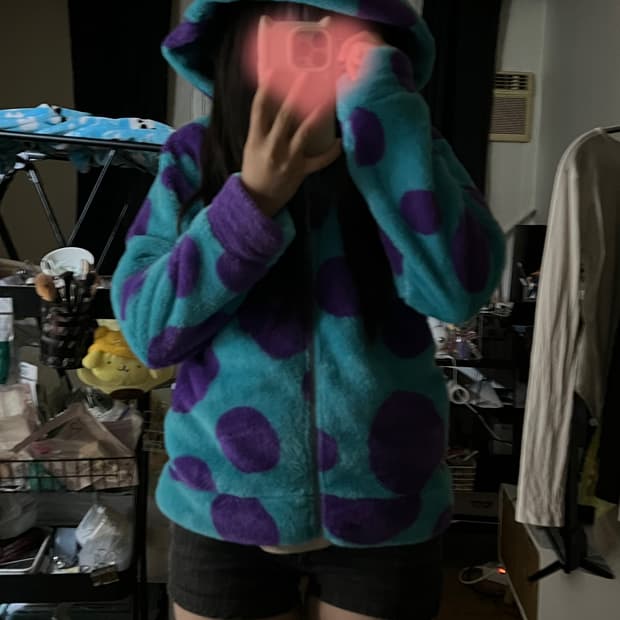 디즈니 설리반 몬스터 후드집업 M 와투케 